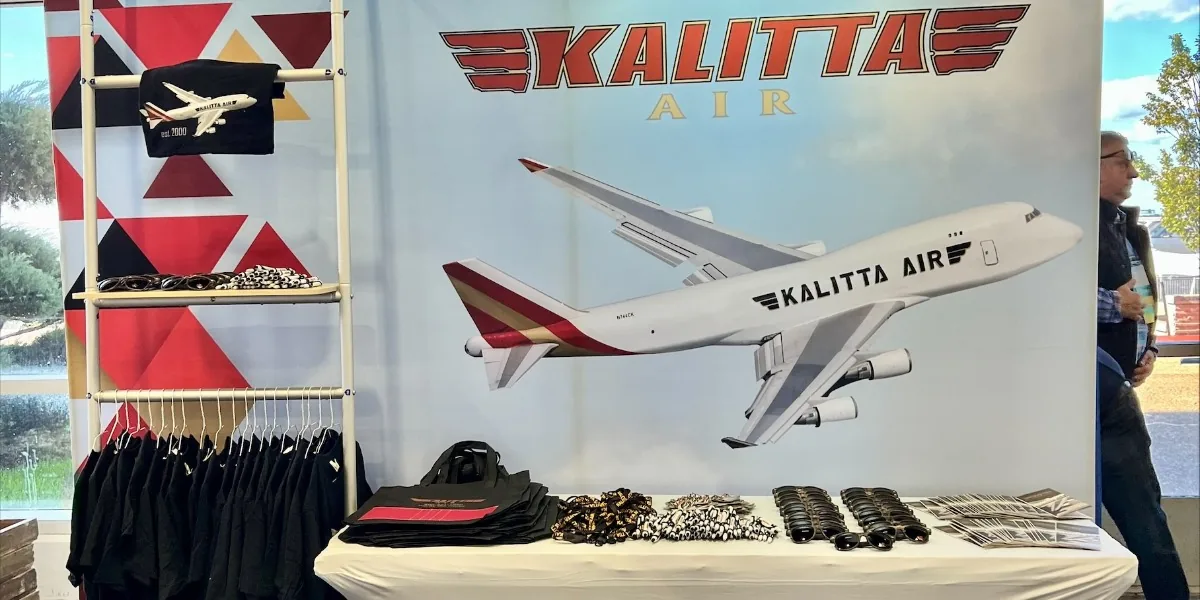 Kalitta Air Backdrop and Apparel